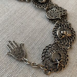 Vintage silver souvenir bracelet du Maroc of Morocco!!